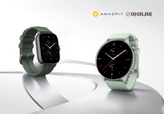 사진= 어메이즈핏 GTS 2e(좌), GTR 2e(우) 이미지